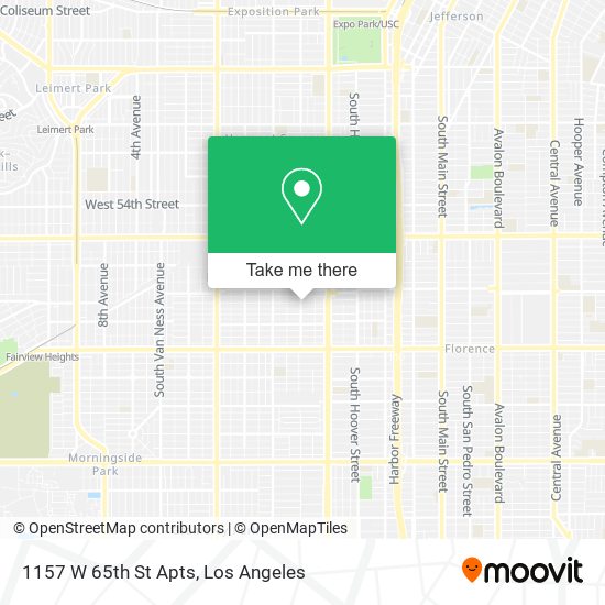 Mapa de 1157 W 65th St Apts