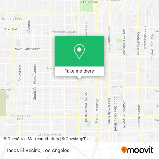 Tacos El Vecino map