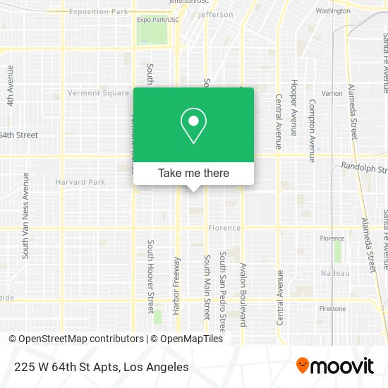 225 W 64th St Apts map