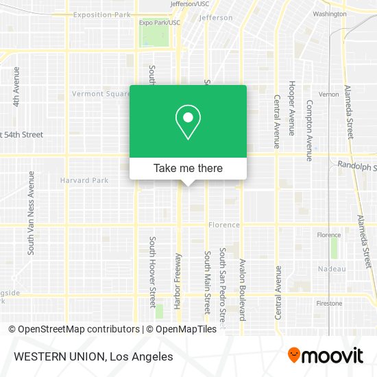Mapa de WESTERN UNION