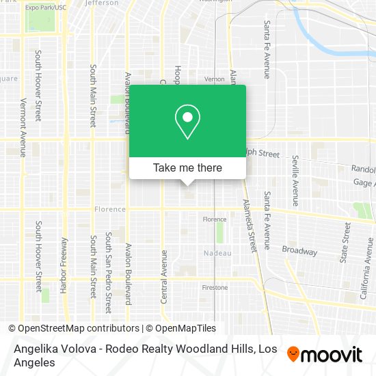 Angelika Volova - Rodeo Realty Woodland Hills map