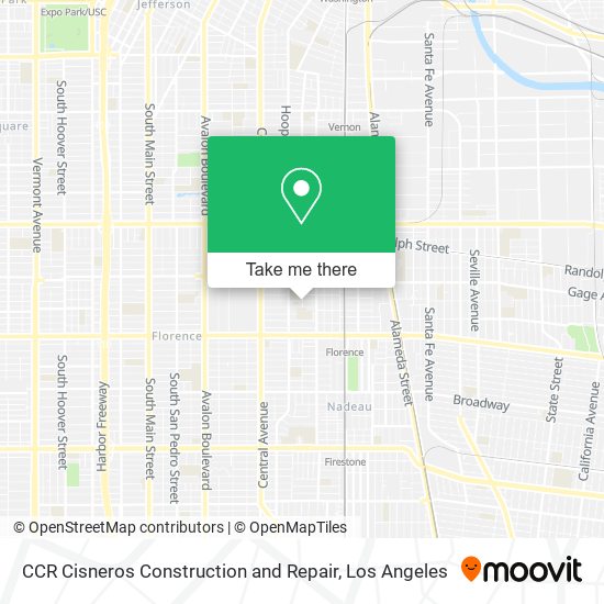 Mapa de CCR Cisneros Construction and Repair