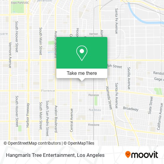 Hangman's Tree Entertainment map