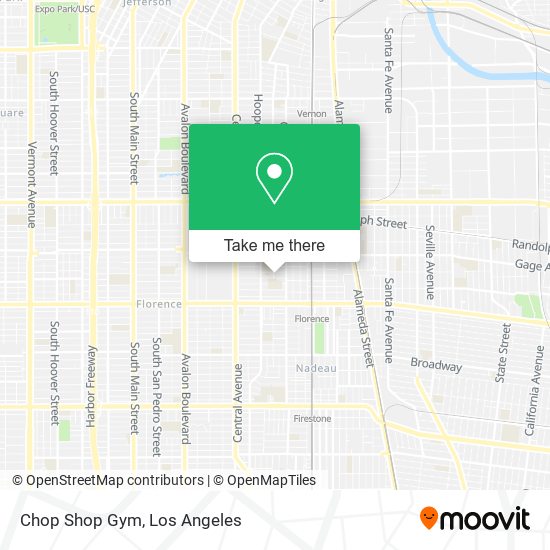 Chop Shop Gym map