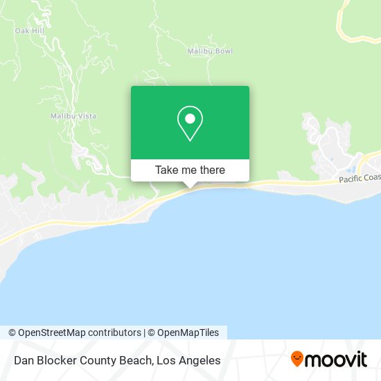 Mapa de Dan Blocker County Beach