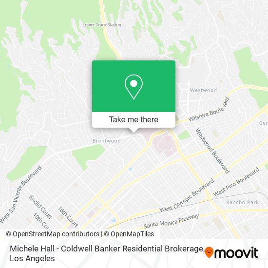 Michele Hall - Coldwell Banker Residential Brokerage map