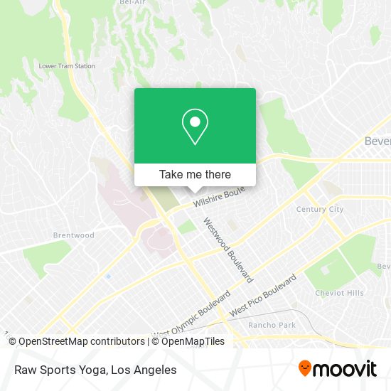 Raw Sports Yoga map