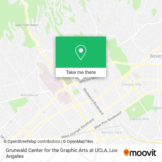 Mapa de Grunwald Center for the Graphic Arts at UCLA