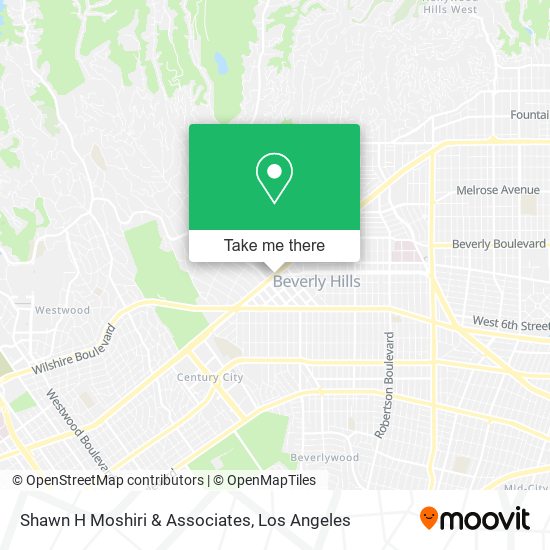 Shawn H Moshiri & Associates map