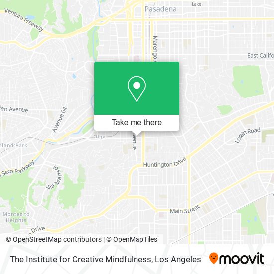 The Institute for Creative Mindfulness map