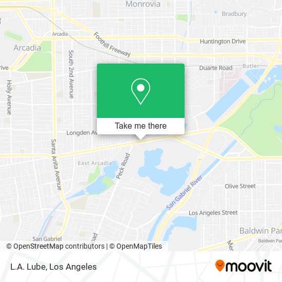 L.A. Lube map