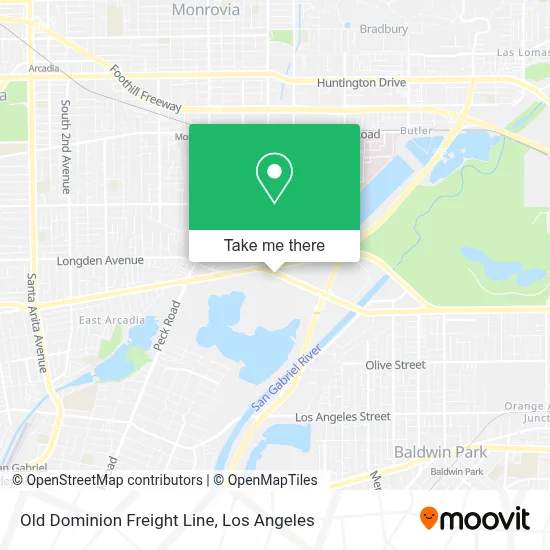 Old Dominion Freight Line map