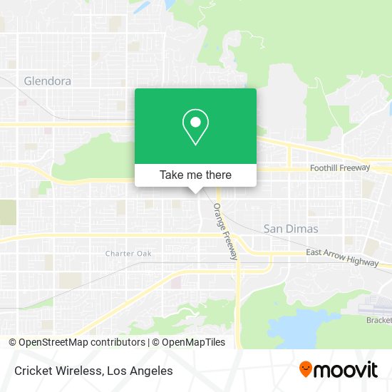 Cricket Wireless map