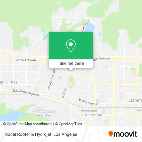 Socal Rooter & Hydrojet map