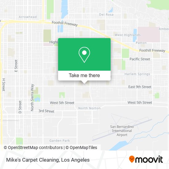 Mike's Carpet Cleaning map