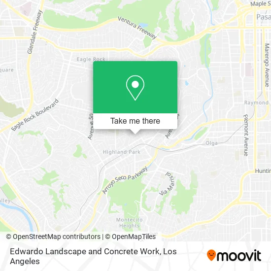 Mapa de Edwardo Landscape and Concrete Work