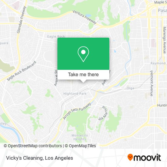 Vicky's Cleaning map