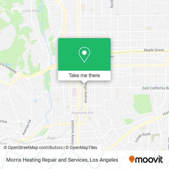 Mapa de Morris Heating Repair and Services