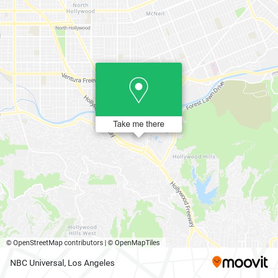Mapa de NBC Universal