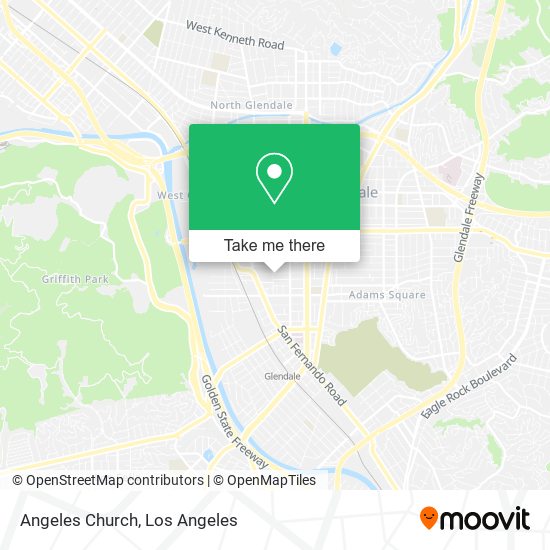 Angeles Church map