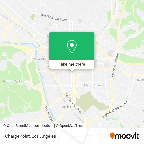 Mapa de ChargePoint