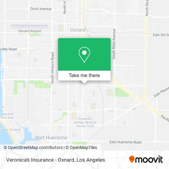Mapa de Veronica's Insurance - Oxnard