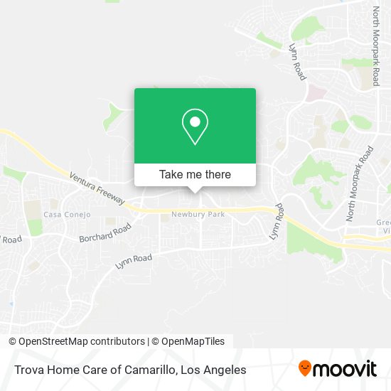 Trova Home Care of Camarillo map