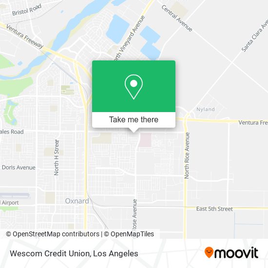 Wescom Credit Union map