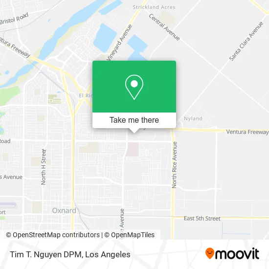 Tim T. Nguyen DPM map