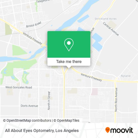 All About Eyes Optometry map