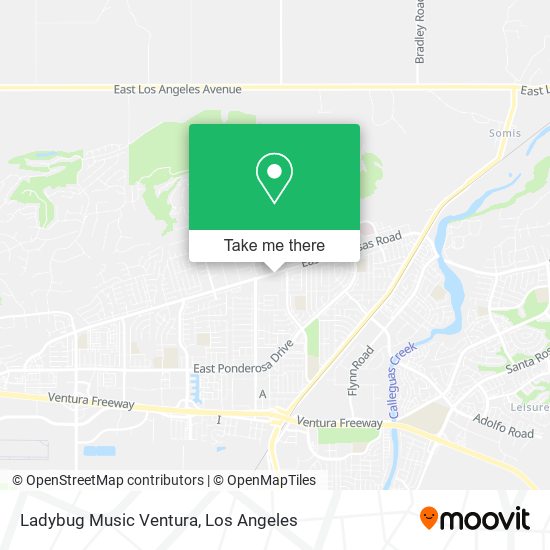 Mapa de Ladybug Music Ventura