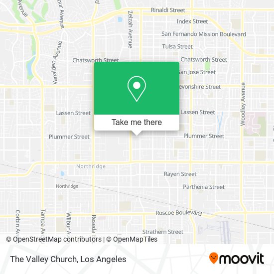 The Valley Church map