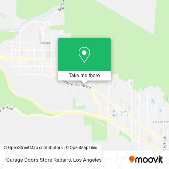 Garage Doors Store Repairs map