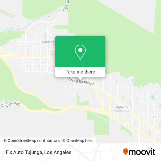 Fix Auto Tujunga map