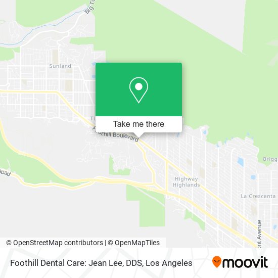 Foothill Dental Care: Jean Lee, DDS map