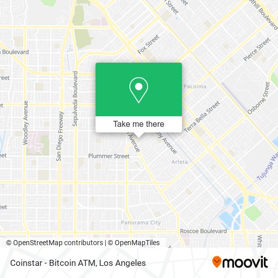 Coinstar - Bitcoin ATM map