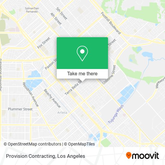 Provision Contracting map