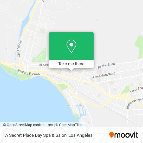 Mapa de A Secret Place Day Spa & Salon