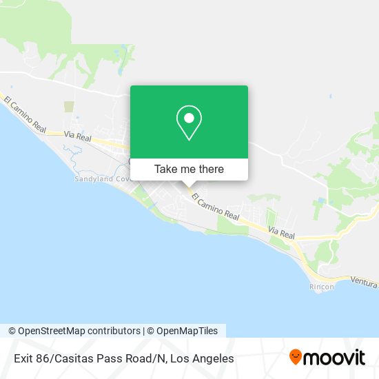 Mapa de Exit 86/Casitas Pass Road/N