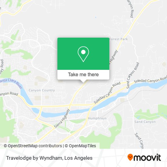 Travelodge by Wyndham map