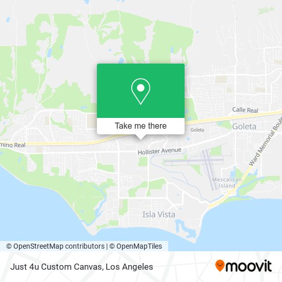 Just 4u Custom Canvas map