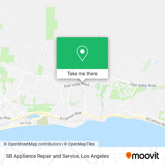 SB Appliance Repair and Service map