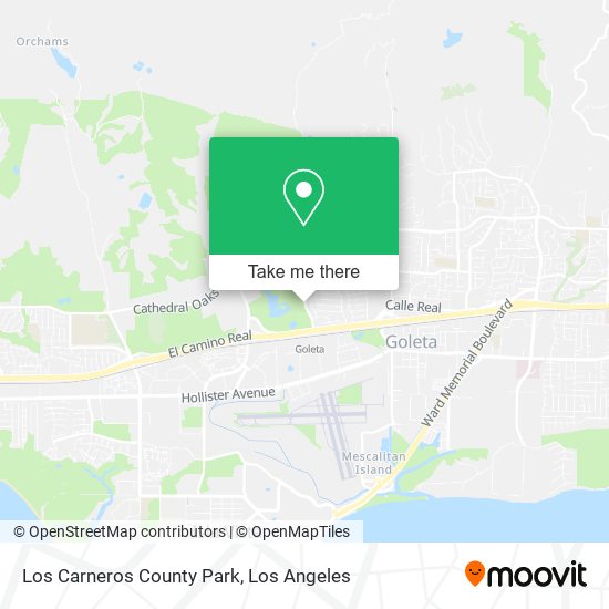 Los Carneros County Park map