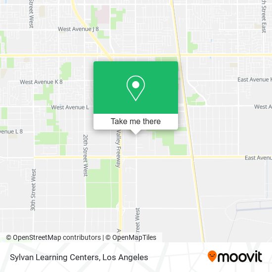 Sylvan Learning Centers map