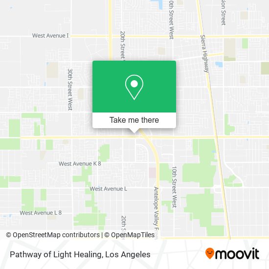 Pathway of Light Healing map
