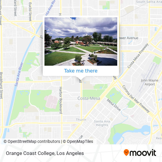 Mapa de Orange Coast College