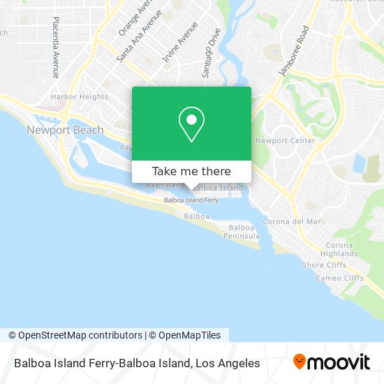 Balboa Island Ferry-Balboa Island map
