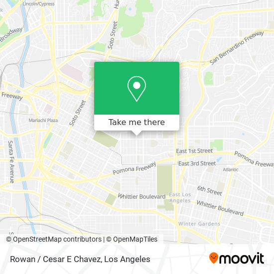 Mapa de Rowan / Cesar E Chavez