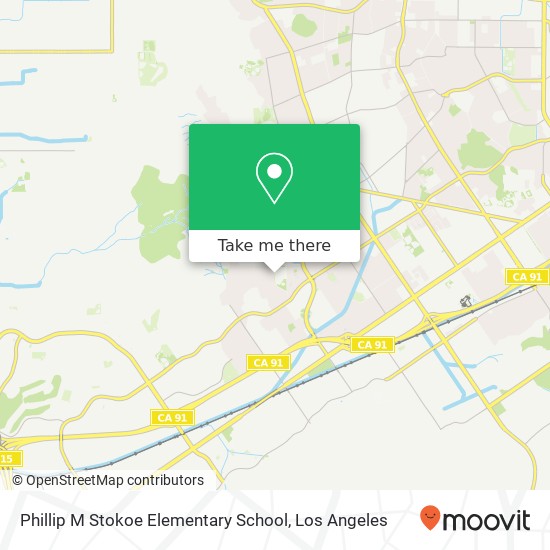 Mapa de Phillip M Stokoe Elementary School