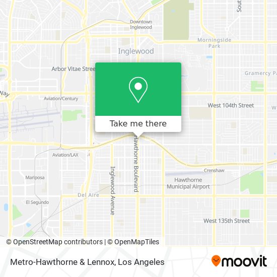 Metro-Hawthorne & Lennox map